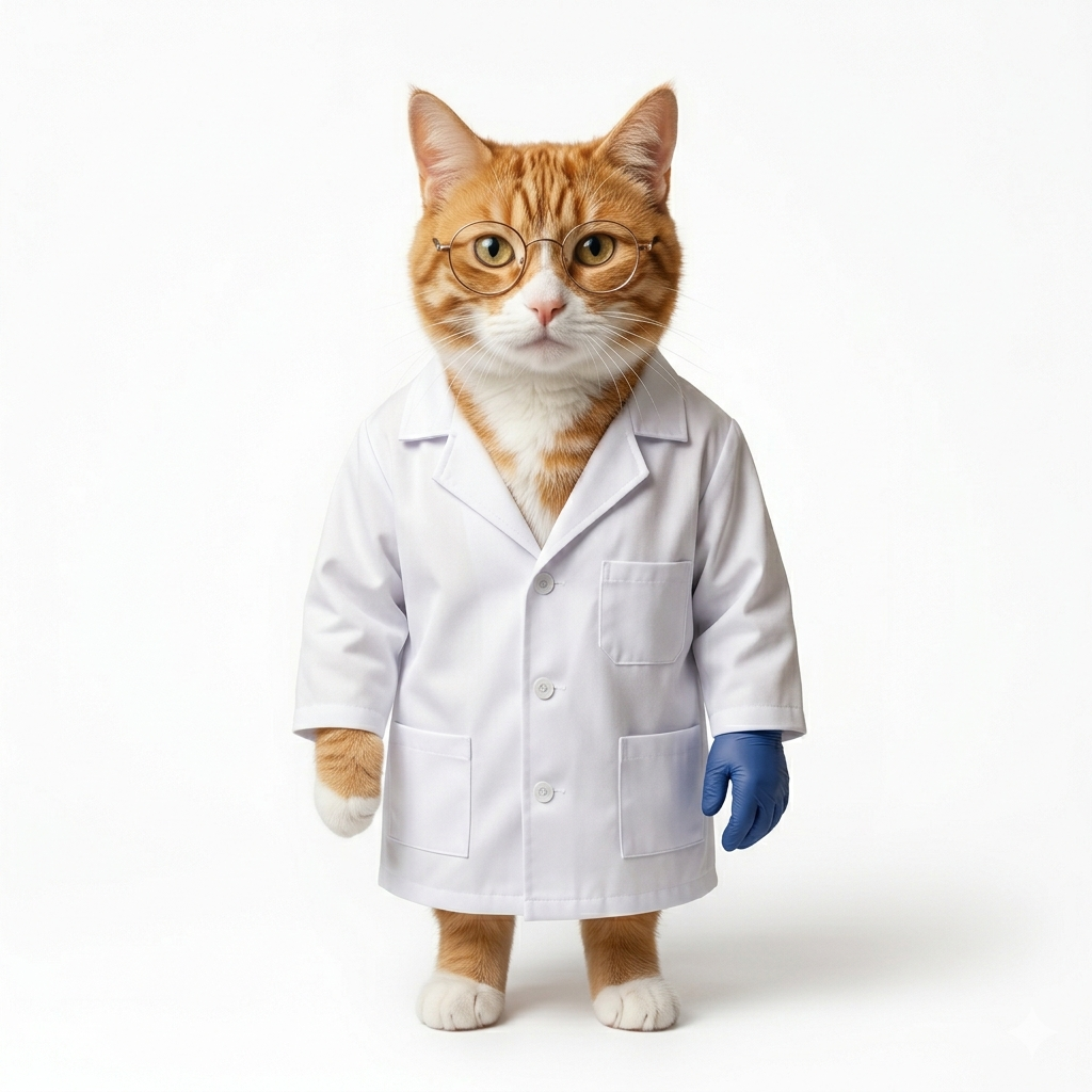 Figure: the FMP reference subject in a lab coat (fictional)